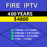 Fire IPTV 400 Years Reseller Panel