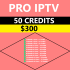 PRO IPTV 50 Credits Reseller Panel